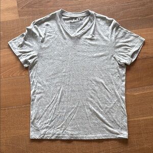 The Rail Gray Short Sleeve V-Neck Tee